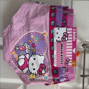 Hello Kitty Pink and Purple Kids Briefs